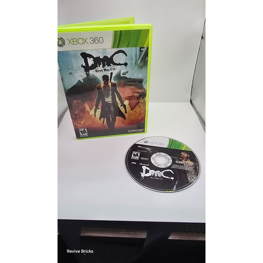 DmC: Devil May Cry (Microsoft Xbox 360, 2013) Game and Case Tested Working Great